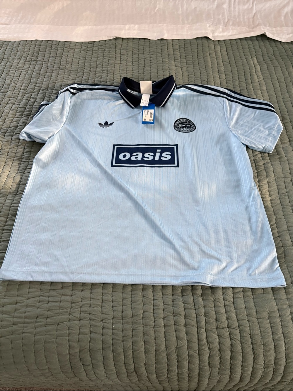 Oasis x Adidas Blue Jersey
